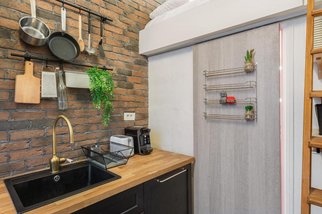 Charming Industrial-Style Studio Just Nearby Montmartre In Paris - Welkeys Apartment Exterior photo