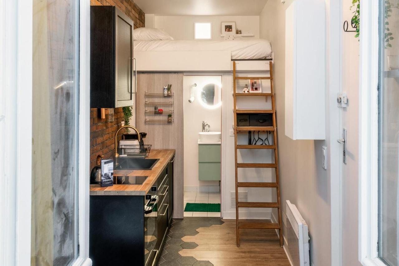 Charming Industrial-Style Studio Just Nearby Montmartre In Paris - Welkeys Apartment Exterior photo