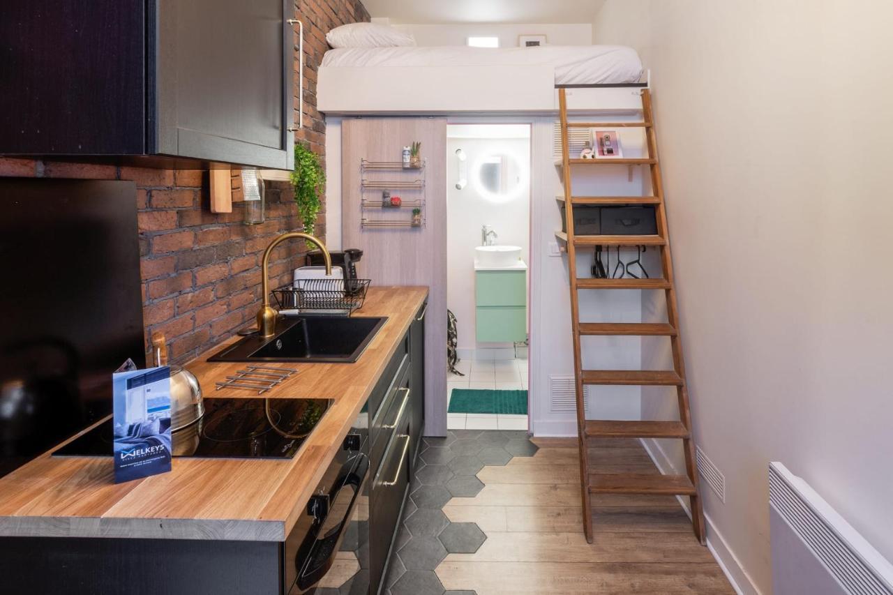 Charming Industrial-Style Studio Just Nearby Montmartre In Paris - Welkeys Apartment Exterior photo